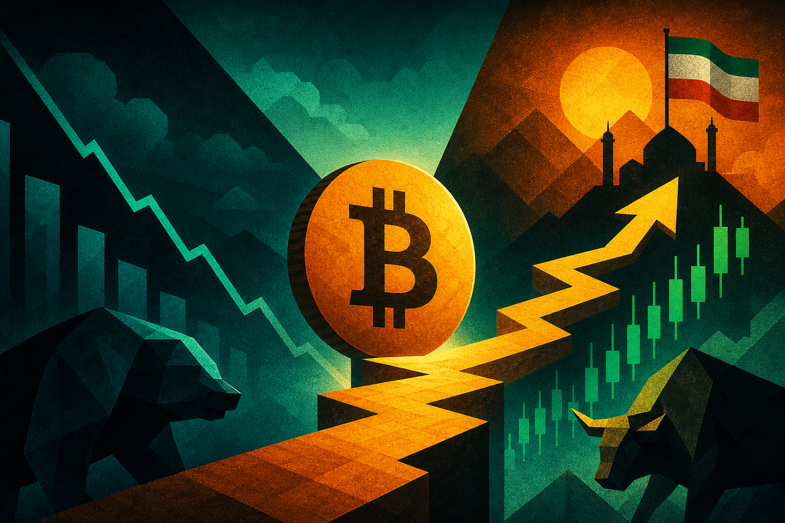 Bitcoin’s $70K path now runs through pump prices as Iran shock fades