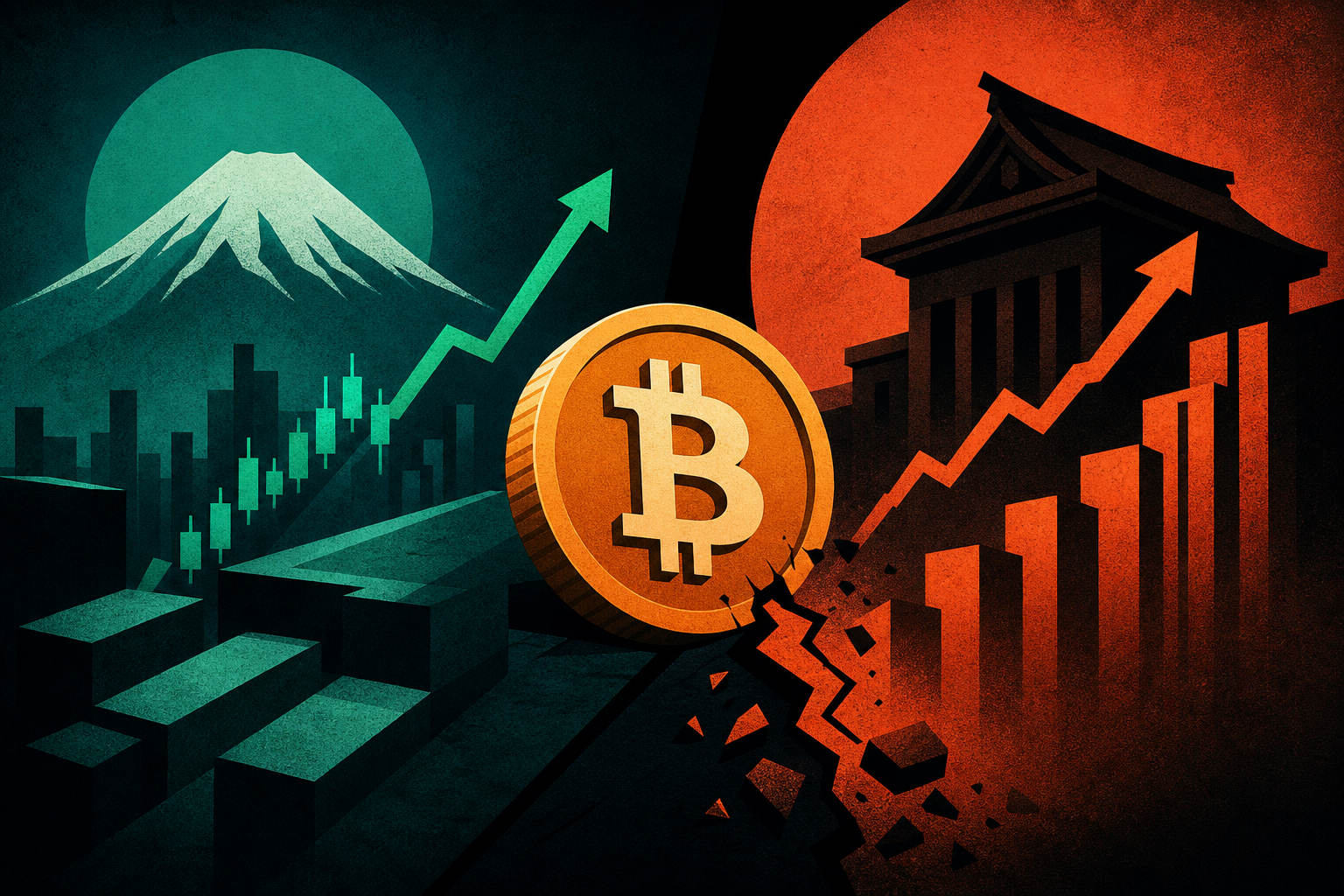 Bitcoin's recent macro relief faces a challenge from Japanese interest rates