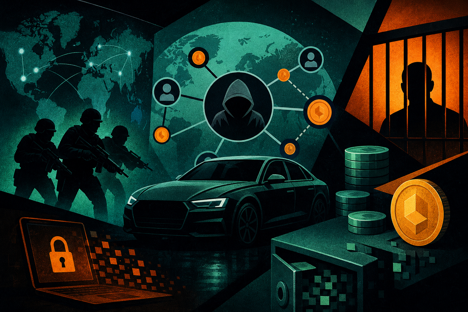 Global Law Enforcement Dismantles ‘AudiA6’ Crypto Laundering Network Linked to Ransomware Gangs